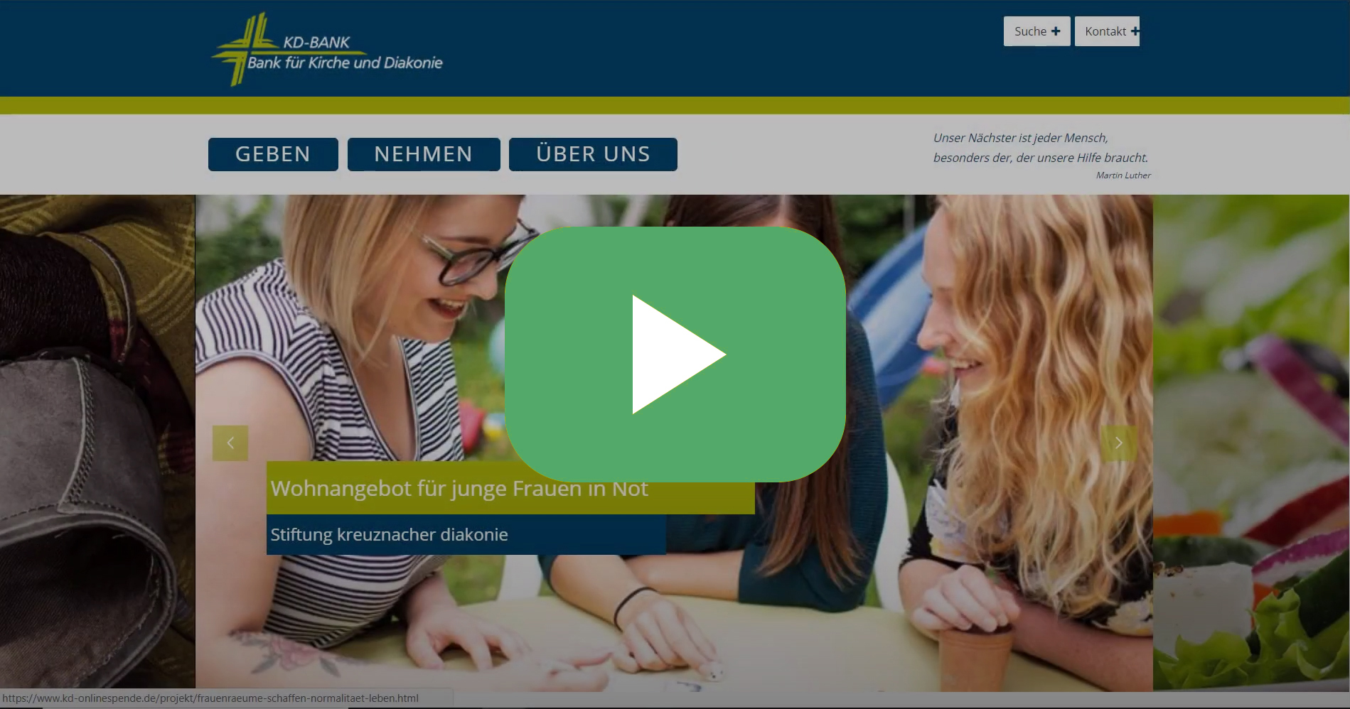 Youtube Thumbnail für das Video was ist KD Onlinespende?